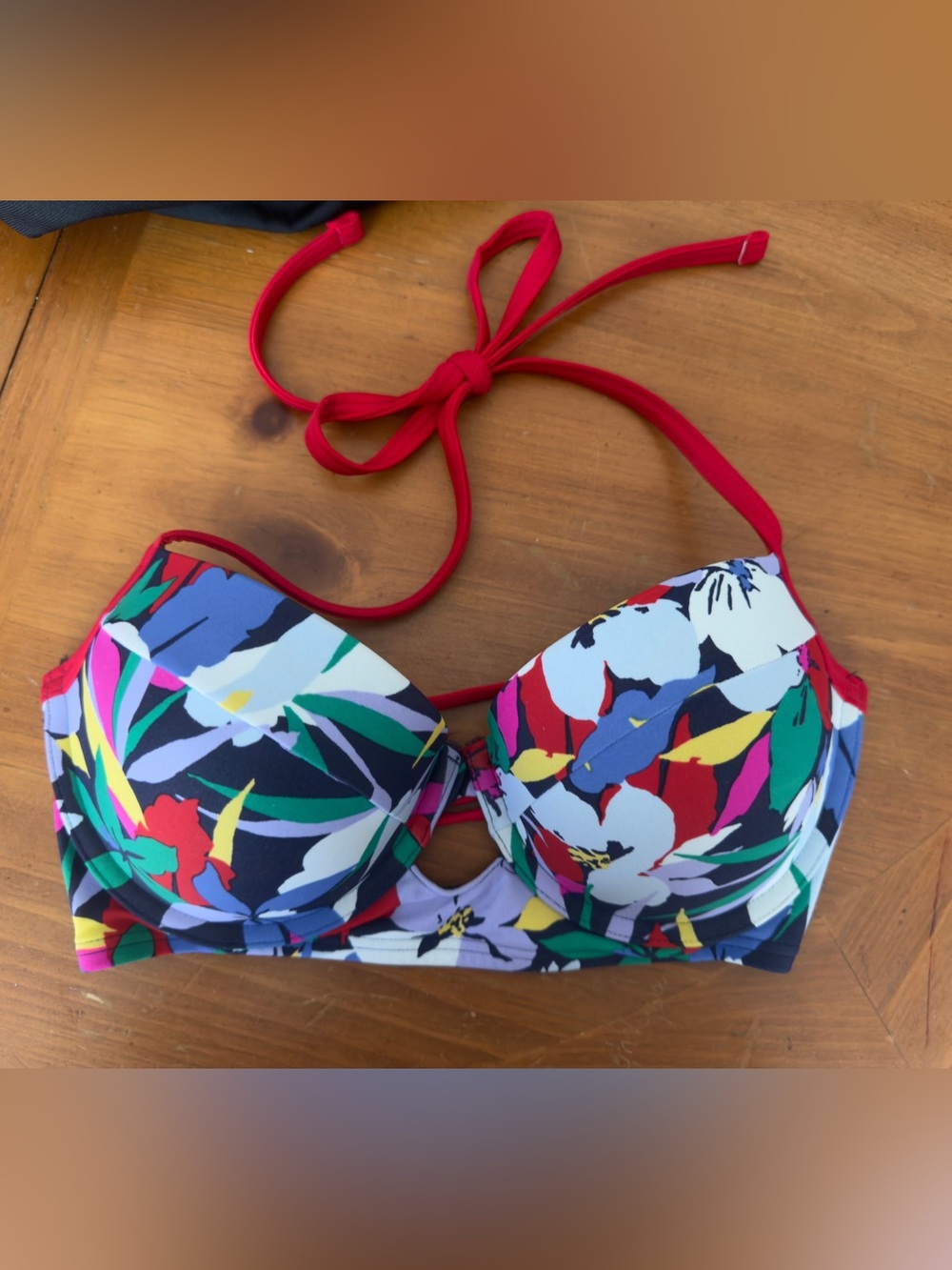 Abercrombie & Fitch Floral Bikini Top